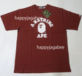 A BATHING APE COLLEGE HEAVY WEIGHT TEE