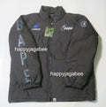 A BATHING APE SOCCER GAME GRAPHIC RELAXED DOWN JACKET