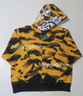 A BATHING APE TIGER CAMO TIGER RELAXED FULL ZIP HOODIE