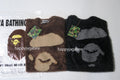 A BATHING APE APE FACE SHAGGY SWEATER