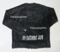 A BATHING APE APE FACE SHAGGY SWEATER