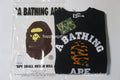 A BATHING APE TIGER CAMO COLLEGE RELAXED CREWNECK