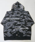 A BATHING APE TIGER CAMO TIGER RELAXED FULL ZIP HOODIE