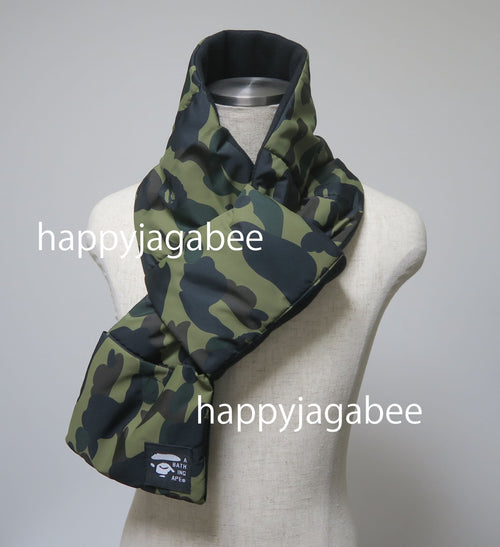 A BATHING APE 1ST CAMO POCKET SCARF