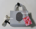 A BATHING APE Ladies' APE HEAD PATCHED BAG ( Mini Tote Bag )