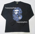 ONLINE EXCLUSIVE A BATHING APE COLOR CAMO BIG APE HEAD L/S TEE - happyjagabee store