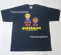 A BATHING APE BAPE x DC BABY MILO SUPERMAN RELAXED TEE