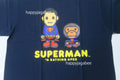A BATHING APE BAPE x DC BABY MILO SUPERMAN RELAXED TEE