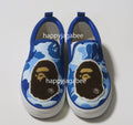 A BATHING APE BAPE KIDS ABC CAMO APE HEAD PATCH SLIP ON