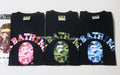 A BATHING APE ABC CAMO COLLEGE TEE
