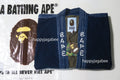 A BATHING APE MILITARY KIMONO JACKET