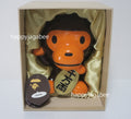 A BATHING APE BABY MILO MANEKISARU LICKEY MILO Brown