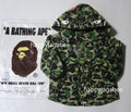 A BATHING APE BAPE KIDS ABC CAMO SHARK 4WAY DOWN JACKET