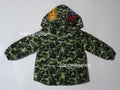 A BATHING APE BAPE KIDS ABC CAMO SHARK 4WAY DOWN JACKET