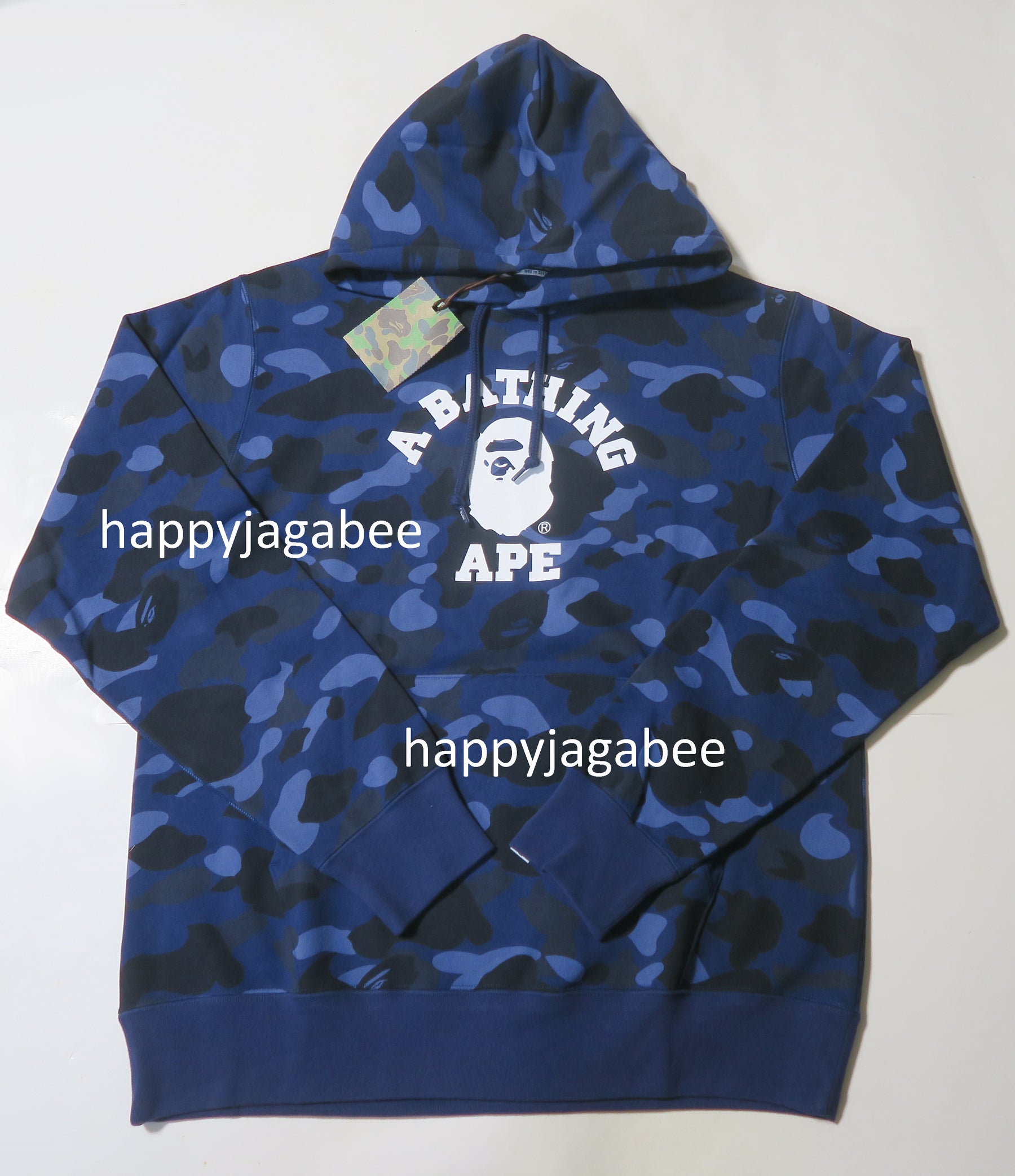 A BATHING APE COLOR CAMO COLLEGE PULLOVER HOODIE ONLINE EXCLUSIVE