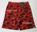 A BATHING APE COLOR CAMO SWEAT SHORTS ONLINE EXCLUSIVE