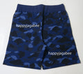 A BATHING APE COLOR CAMO SWEAT SHORTS ONLINE EXCLUSIVE