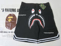 A BATHING APE SHARK BASKETBALL SWEAT SHORTS