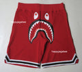 A BATHING APE SHARK BASKETBALL SWEAT SHORTS