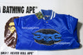 A BATHING APE APE RELAXED FIT NYLON VARSITY JACKET