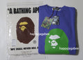 A BATHING APE MAD FACE WIDE CREW NECK - happyjagabee store