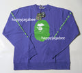 A BATHING APE MAD FACE WIDE CREW NECK - happyjagabee store