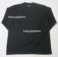 sacai x KAWS / Flock Print Long Sleeve T-Shirt Black