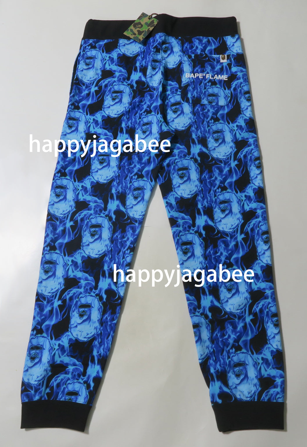 【L】bape FLAME sweat pants