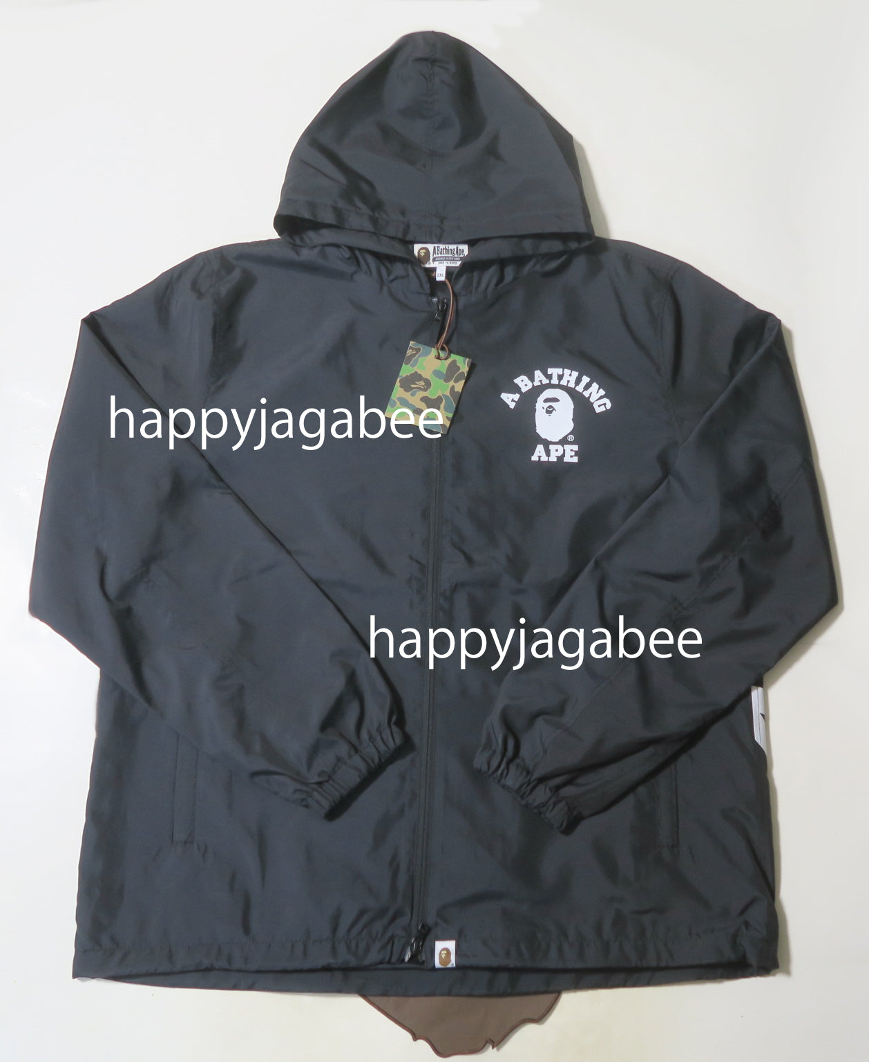 A BATHING APE COLLEGE HOODIE JACKET