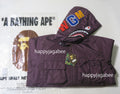 A BATHING APE MULTI POCKET SHARK HOODIE JACKET