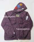 A BATHING APE MULTI POCKET SHARK HOODIE JACKET