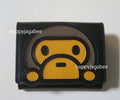 A BATHING APE Ladies' BABY MILO LEATHER WALLET
