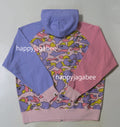 A BATHING APE Ladies' STA CAMO RAGLAN OVERSIZED ZIP HOODIE