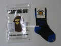 A BATHING APE BAPE KIDS APE HEAD RIB SOCKS