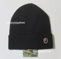 A BATHING APE APE HEAD ONE POINT KNIT CAP