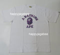 A BATHING APE COLOR CAMO COLLEGE TEE