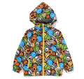 A BATHING APE BAPE KIDS MILO ALL FRIENDS LIGHT JACKET