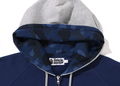 A BATHING APE COLOR CAMO THERMAL PATCH LOOSE FIT ZIP HOODIE