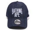 A BATHING APE NYC LOGO DENIM NEW ERA 9 TWENTY CAP