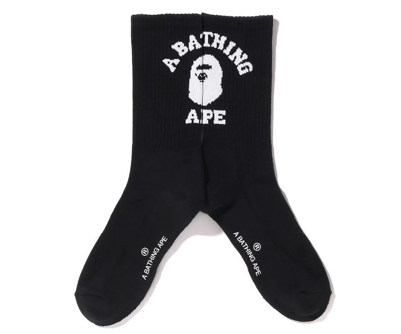 A BATHING APE COLLEGE SOCKS