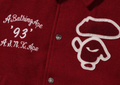 A BATHING APE Ladies' A BATHING APE MELTON VARSITY JACKET