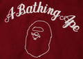 A BATHING APE Ladies' A BATHING APE MELTON VARSITY JACKET