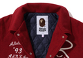A BATHING APE Ladies' A BATHING APE MELTON VARSITY JACKET