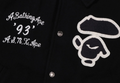 A BATHING APE Ladies' A BATHING APE MELTON VARSITY JACKET