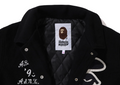 A BATHING APE Ladies' A BATHING APE MELTON VARSITY JACKET