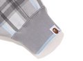 A BATHING APE Ladies' BAPE CHECK WIDE FIT CREWNECK
