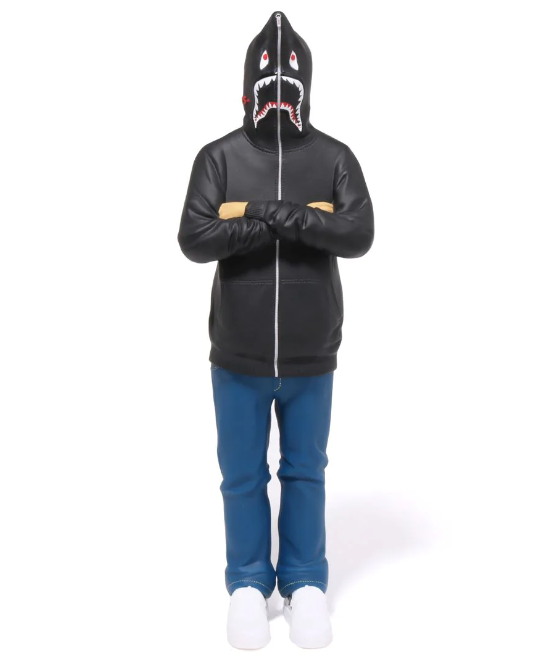 A BATHING APE BAPE PLAY 2ND SHARK FIGURE Black