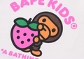 A BATHING APE BAPE KIDS HOOP STRAWBERRY MILO ONEPIECE