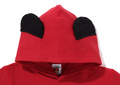 A BATHING APE BAPE KIDS BABY MILO PANDA LAYERED PULLOVER HOODIE
