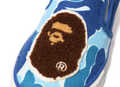 A BATHING APE BAPE KIDS ABC CAMO APE HEAD PATCH SLIP ON